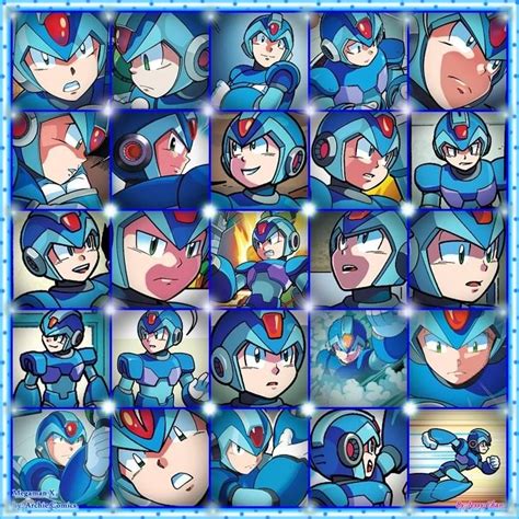 Megaman X Faces By Jessychan Personajes De Juegos Personajes De