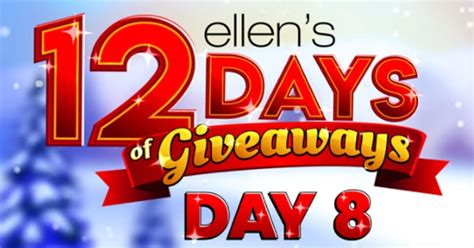 Ellens 12 Days Of Giveaways Day 8 Julies Freebies