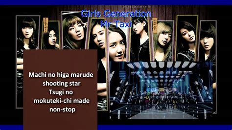 Girls Generationsnsd Mr Taxi Instrumental Karaoke Youtube