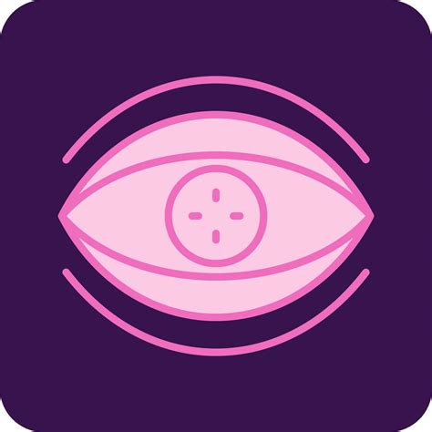 Bionic Contact Lens Vector Icon Vector Art At Vecteezy