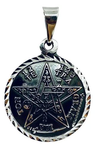 Dije De Tetragramaton Pavonado C Ncavo Deperl Plata Env O Gratis