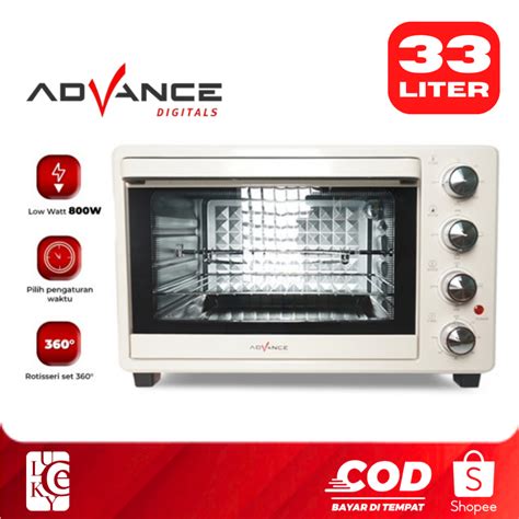 Jual ADVANCE AOV 500 Oven Listrik Kapasitas 33 Liter KAPASITAS BESAR