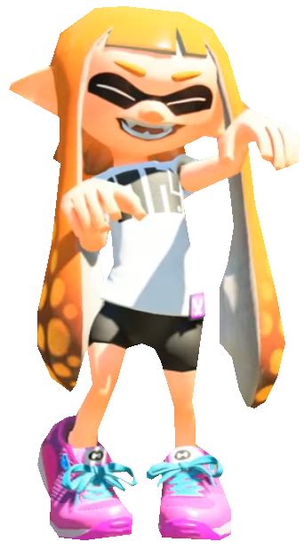 S1 Orange Inkling Girl Staying Fresh By Transparentjiggly64 On Deviantart