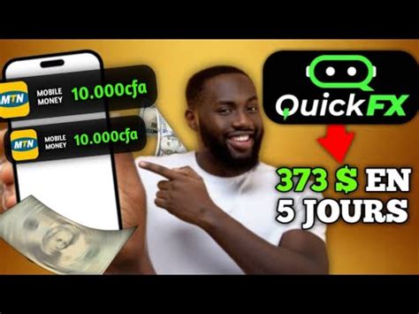 Quick FX J ai Gagné 373 soit 250 000 FCFA en 5 jours avec le robot de