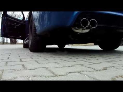 BMW E39 525i Exhaust Sound Original Vs Magnaflow YouTube