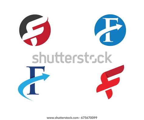 F Letter Logo Business Professional Logo Stock Vector Royalty Free