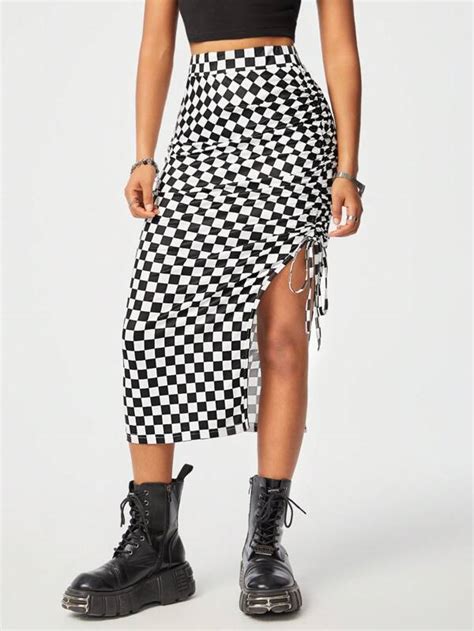 Search Plaid Skirt Shein Uk