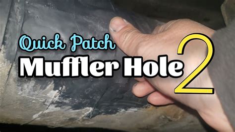 Patching A Muffler Hole 2 • Exhaust Muffler Repair Kit On 08 Chevy Impala Ss 53l Youtube