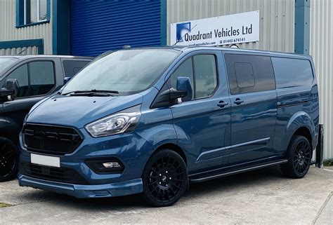 Ford Transit Custom 320 L2 Dciv 185ps Auto Q Sport Chrome Blue