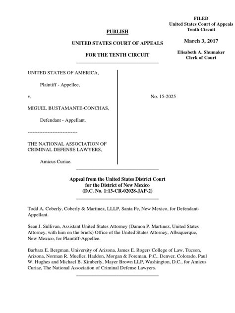 Publish United States Court Of Appeals For The Tenth Circuit Pdf