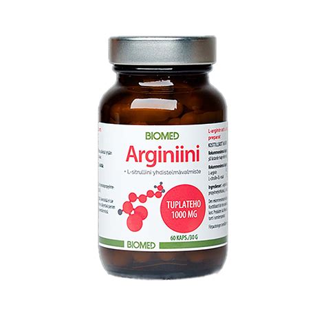 Arginine 60 Caps Nordic Immunity Supplements