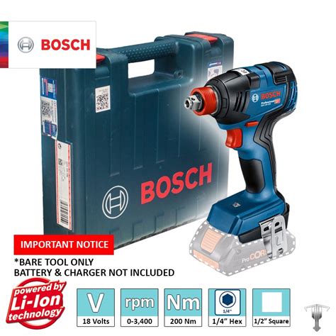 Bosch Gdx V Professional V Brushless Cordless Impact Driver