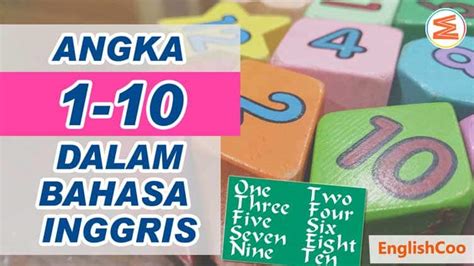 Angka Dalam Bahasa Inggris 1 Sampai 10 Dan Contoh Kalimat Beserta