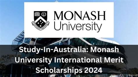 Monash University Scholarships Funded By Australian Government 2024 ...