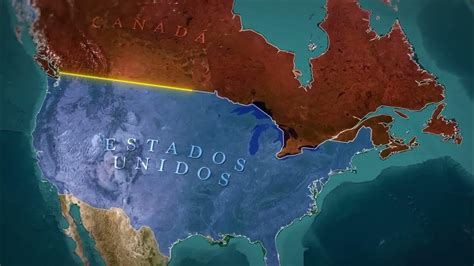 Washington Faz Fronteira Com O Canadá - A fronteira entre os EUA e o Canadá - YouTube