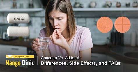 Concerta Vs Adderall Differences Side Effects And FAQs Mango Clinic