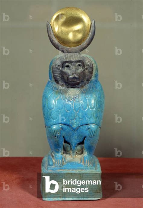 Ancient Egyptian Art Statuette Of The God Thot In Baboon Ptolemaic