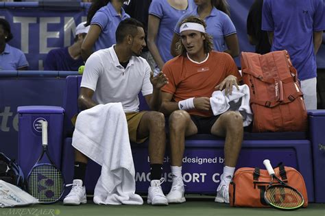 Nick Kyrgios And Stefanos Tsitsipas Nick Kyrgios And Stefa Flickr