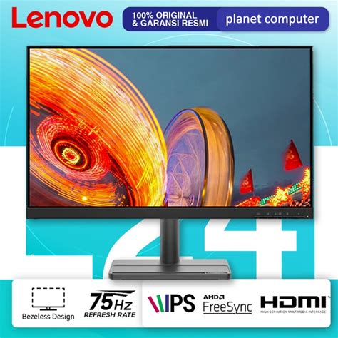 Jual Monitor LED Lenovo L24i 30 23 8 Inch 250 Nits 72 NTSC Freesync