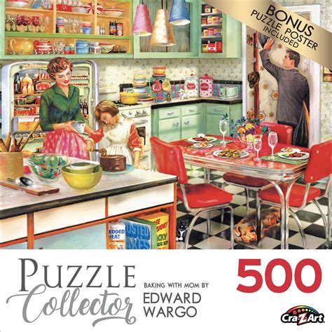 Cra Z Art Puzzle Collector Piece Jigsaw Puzzle Baking With Mom