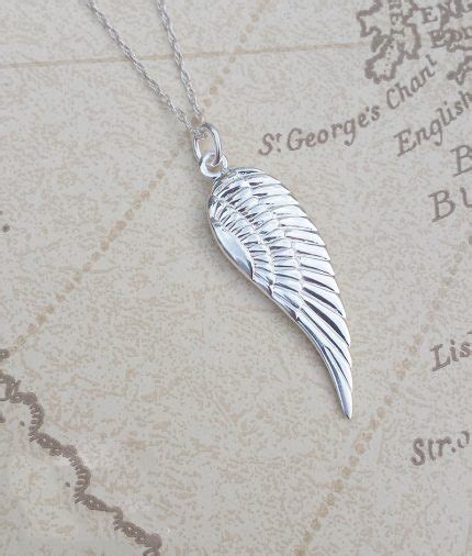 Sterling Silver Angel Wing Necklace From Chains Of Gold