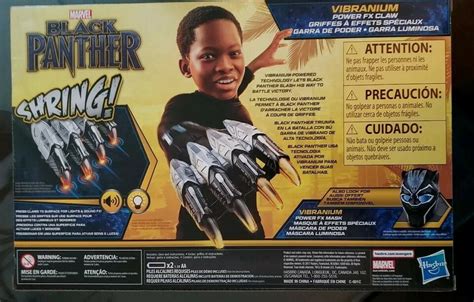 New Marvel Black Panther Vibranium Power Fx Claw Light Sound Hasbro