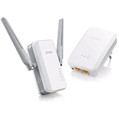 Zyxel Pla5236 Bundle Powerline Ac900 Wireless Extender Pla5206v2 Powerline Fast Ethernet