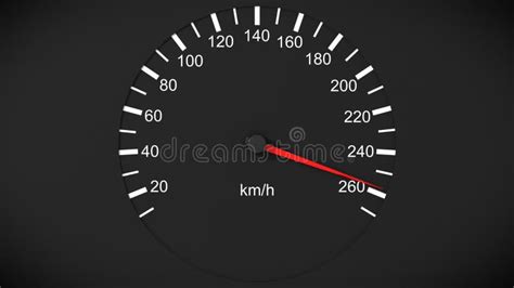 Car Speedometer And Moving Pointer On It Stock Video Video Of High