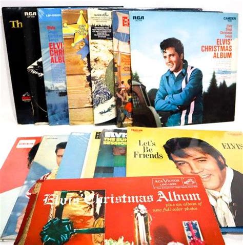 Elvis Presley LP Record Collection-Items include The Hits of Elvis ...