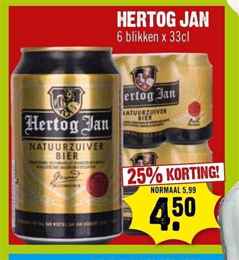 Hertog Jan Blikken X Cl Aanbieding Bij Dirck