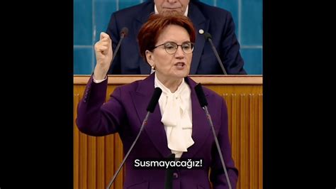 Meral Akşener Bu ülkede doğruları savunan her kadın gibi sayın Özlem