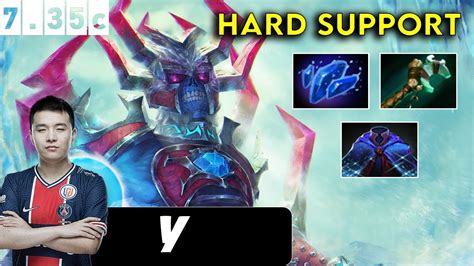 Y Lich Hard Support Dota 2 Patch 735c Pro Pub Gameplay Youtube