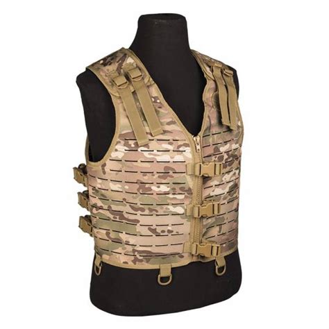 Mil Tec Laser Cut Vest Lightweight Multicam