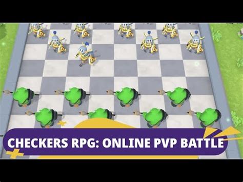 Checkers Rpg Online Pvp Battle Game Review Youtube