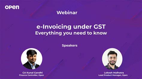 Webinar E Invoicing Under GST PPT