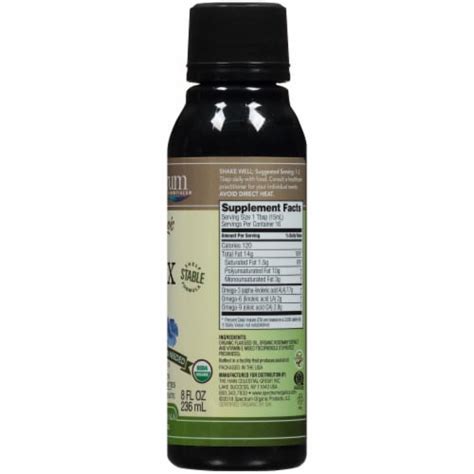 Spectrum Essentials Organic Flax Oil 8 Fl Oz Fred Meyer