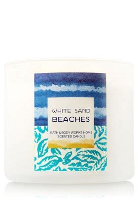 White Sand Beaches 3 Wick Candle Home Fragrance 1037181 Bath