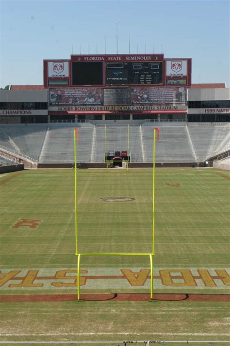 Florida Memory • View Inside The Fsu Doak Campbell Football Stadium Looking Towards The