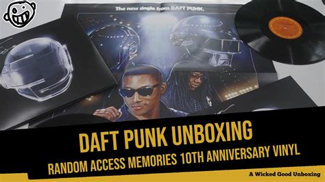 Daft Punk Unboxing Random Access Memories 10th Anniversary Vinyl