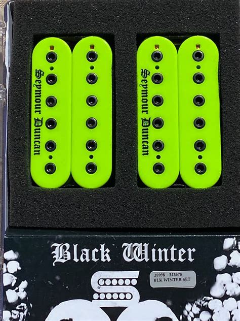 Seymour Duncan Black Winter Blackened Passive Humbucker Reverb