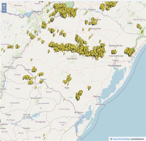 Metsul On Twitter Agora Mapa De Raios No Rio Grande Do Sul S