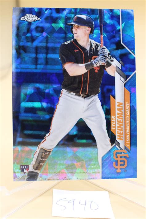 Tyler Heineman Topps Chrome Sapphire Rc U San Francisco