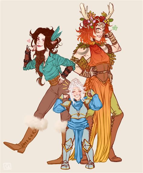 Keyleth Vex And Pike From Vox Machina And Critical Role Critical Role Fan Art Critical Role