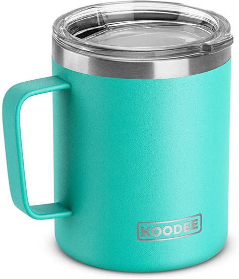 12 Oz Stainless Steel Insulated Coffee Mug With Handle Double Wall