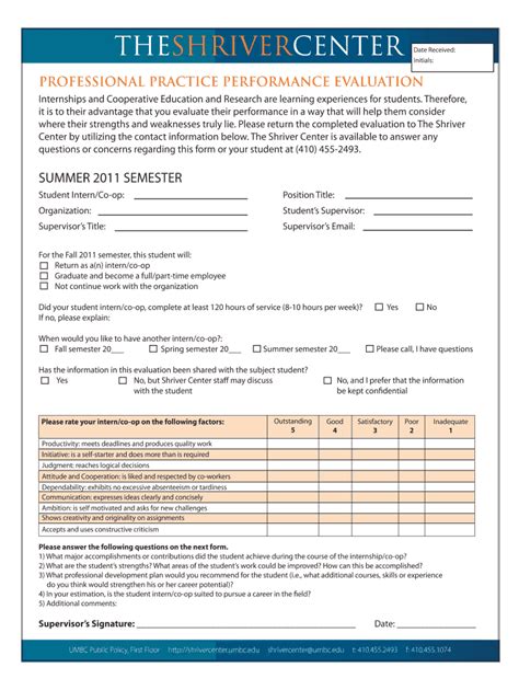 Fillable Online Desertrose Shriver Umbc SUMMER 2011 SEMESTER UMBC Fax