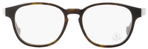 Moncler Oval Eyeglasses Ml5013 052 Dark Havana 50mm 5013