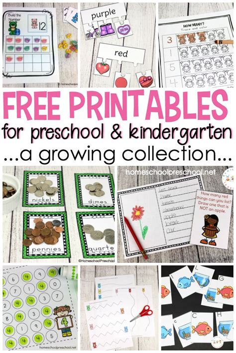 Free Pre K Homeschool Printables Free Printable Templates