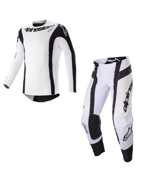 Set Alpinestars Techstar Arch Blanco Negro