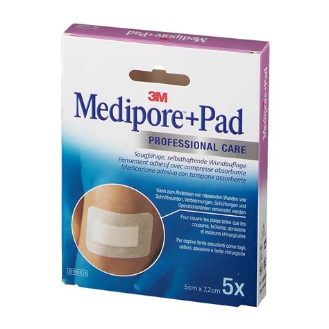 M Medipore Pad Steriler Wundverband Mit Wundauflage X Cm St