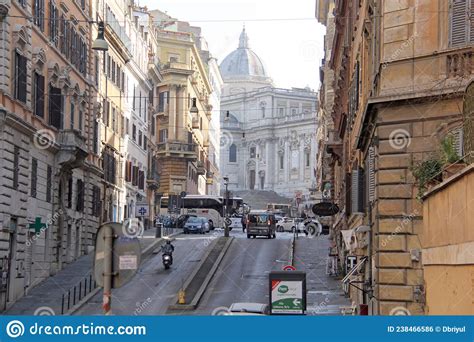 Street Views Of Alleys And Roads In Rome Editorial Photo Image Of